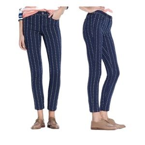 Madewell Blue/White Textured Pants